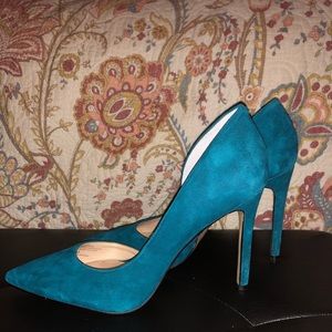 Inc Kenjay Women D'Orsay Pumps (5M, Turq/Aqua)